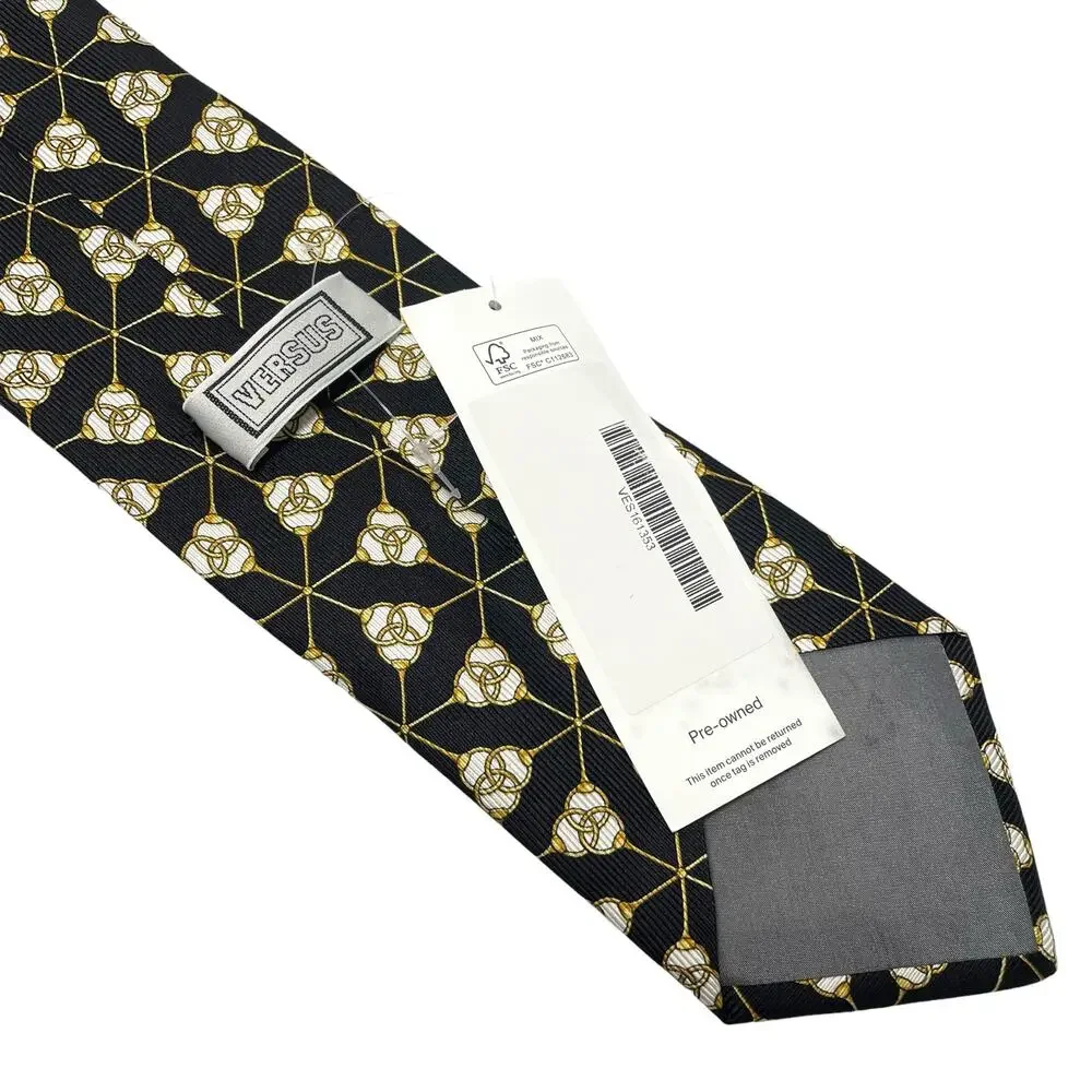 Versus Versace Silk Classic Tie - Picture 5 of 9